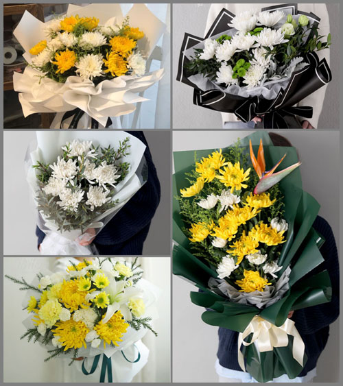 江西赣州章贡区沙石镇石角村白事花束代送